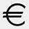 1 Euro Sign