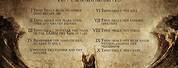 10 Commandments Background