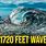 1720 Feet Tsunami