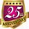 25th Year Anniversary Logo