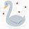 7 Swans Swimming Clip Art