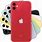 A Picture of a Red iPhone 11