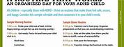 ADHD Morning Routine Chart