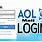 AOL Mail Sign in Log