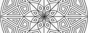 Abstract Circle Coloring Pages