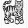 Abstract Tiger Coloring Page