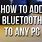 Add Bluetooth to PC
