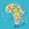 Africa Map Kids