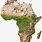 Africa Map Topography