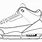 Air Jordan Shoe Template