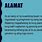 Alamat Meaning