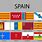 All Spain Flags