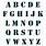 Alphabet Large Printable Letter Stencils Free U