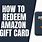 Amazon Com Redeem Gift Card