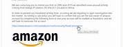 Amazon Fake Email Scam