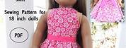 American Girl Doll Clothes Patterns Dress