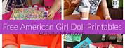 American Girl Doll TV Printables