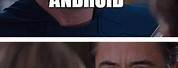 Android vs iOS Meme