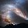 Andromeda Galaxy Crashing into Milky Way