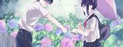 Anime Boy Girl Flower