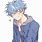 Anime Male Blue Hair