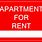 Apartment for Rent Sign Template