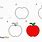 Apple Drawing Step by Step