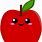 Apple Fruit Cartoon Cute