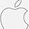 Apple Logo Outline