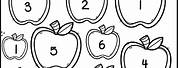 Apple Math Worksheets for Kids