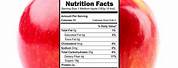 Apple Nutrition Facts 100G