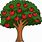 Apple On Tree Cartoon