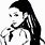 Ariana Grande Stencil
