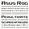 Asus ROG Font