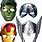 Avengers Masks Printable