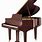 Baby Grand Brown Piano