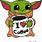 Baby Yoda Cup SVG