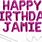 Balloons Happy Birthday Jamie