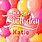 Balloons Happy Birthday Katie