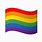 Bandeira LGBT Emoji