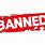 Banned No Background