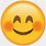 Bashful Smile Emoji