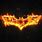 Batman Logo On Fire