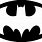 Batman Logo White