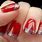 Beautiful Red Nail Art