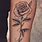 Beautiful Rose Tattoo Drawing