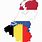 Benelux Flag Map