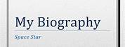 Biography Template Free