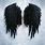 Black Angel Wings Art