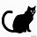 Black Cat Stencil